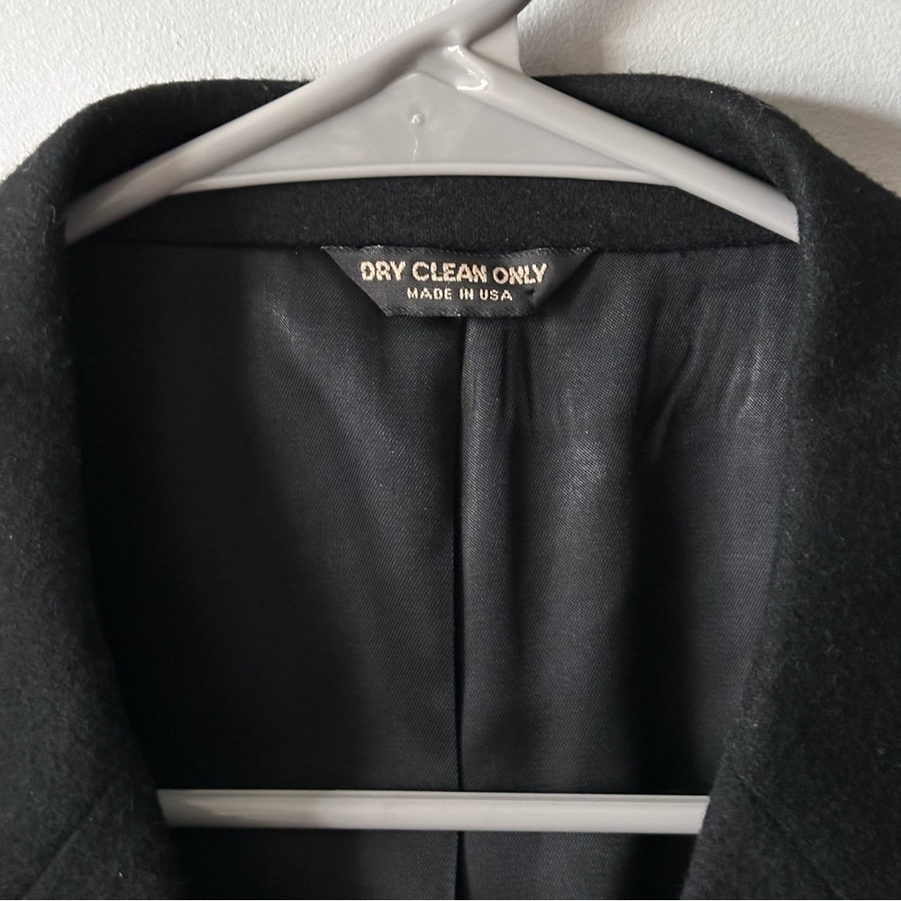 Bill Blass Blazer Men's 44L Black Single Breasted 3 Button 100% Cashmere - Picture 4 of 15